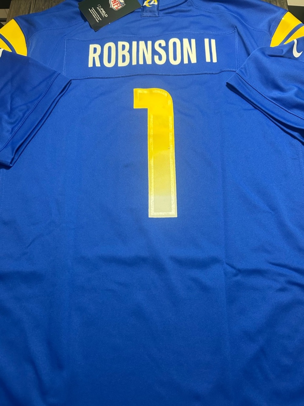 Nike LOS ANGELES RAMS ALLEN ROBINSON II Youth Game JERSEY Sz L or XL New w tags